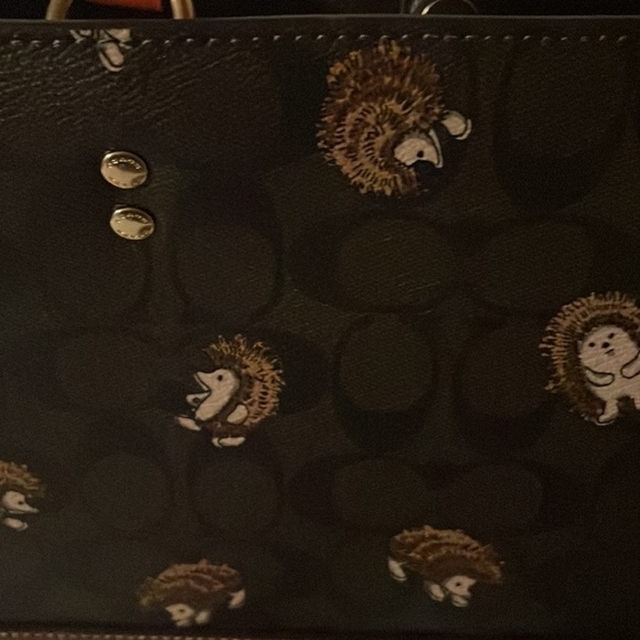 Coach Bags Coach Cc428 Dempsey Carryall Signature Hedgehog Tote Bag